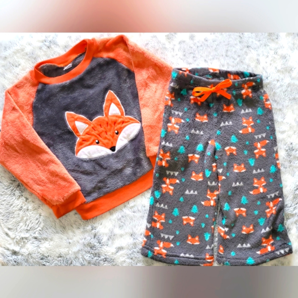 2T Plush Fox Theme Pajamas